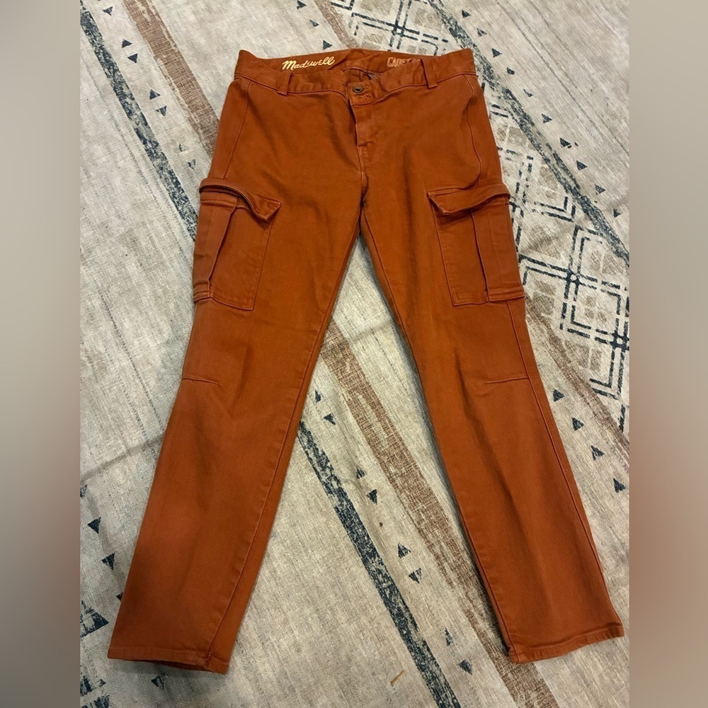 Madewell Cadet crop jeans size 28 in rust